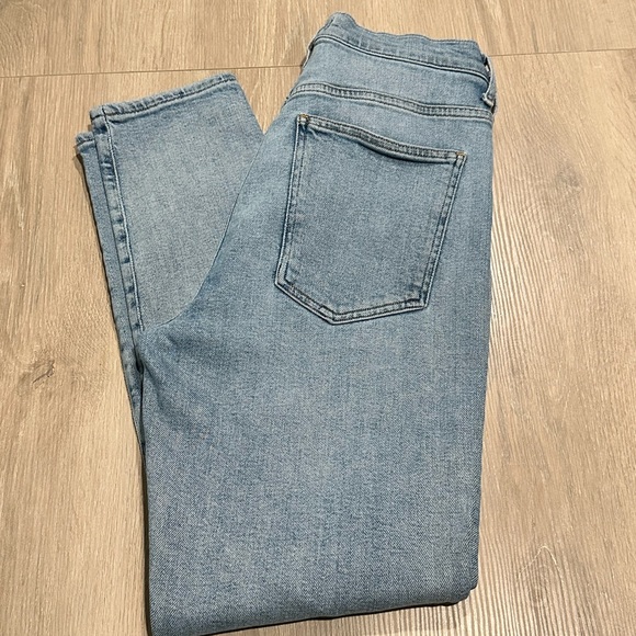 AGOLDE Pinch Waist High Rise Straight Jeans Size 29 Light Wash - Picture 10 of 10